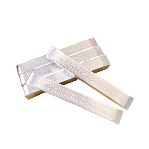 足银银条9999纯银白银银砖银块银锭碎银子首饰加工银材料原料投资