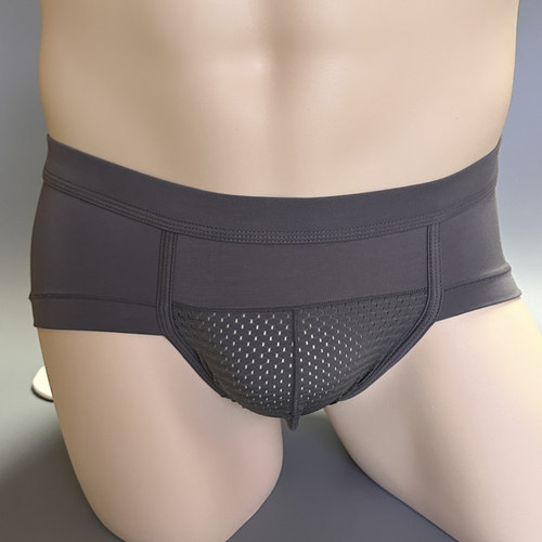 2025莫代尔透气网孔透气三角裤男