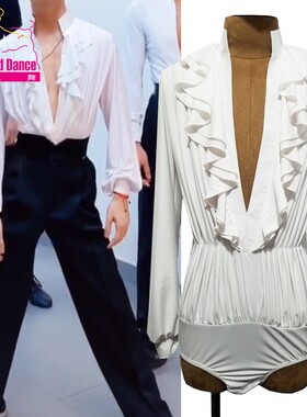 炫之舞新款男士拉丁定制比赛服艺考服演出服专业练习装练功服P217