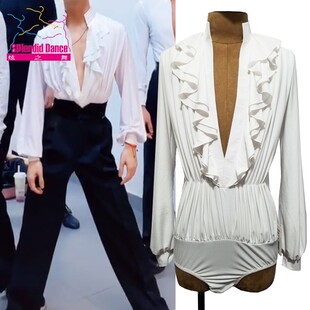 炫之舞新款男士拉丁定制比赛服艺考服演出服专业练习装练功服P217