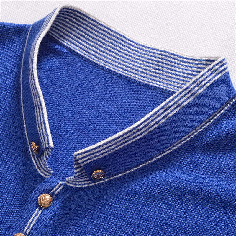 SUMMER STAND-UP COLLAR SHORT SLEEVE T-SHIRT MENS TENCEL TIDE BRAND KNITTED HALF-SLEEVED SLIM BASE SHIRT YOUTH HIGH-END T-SHIRT