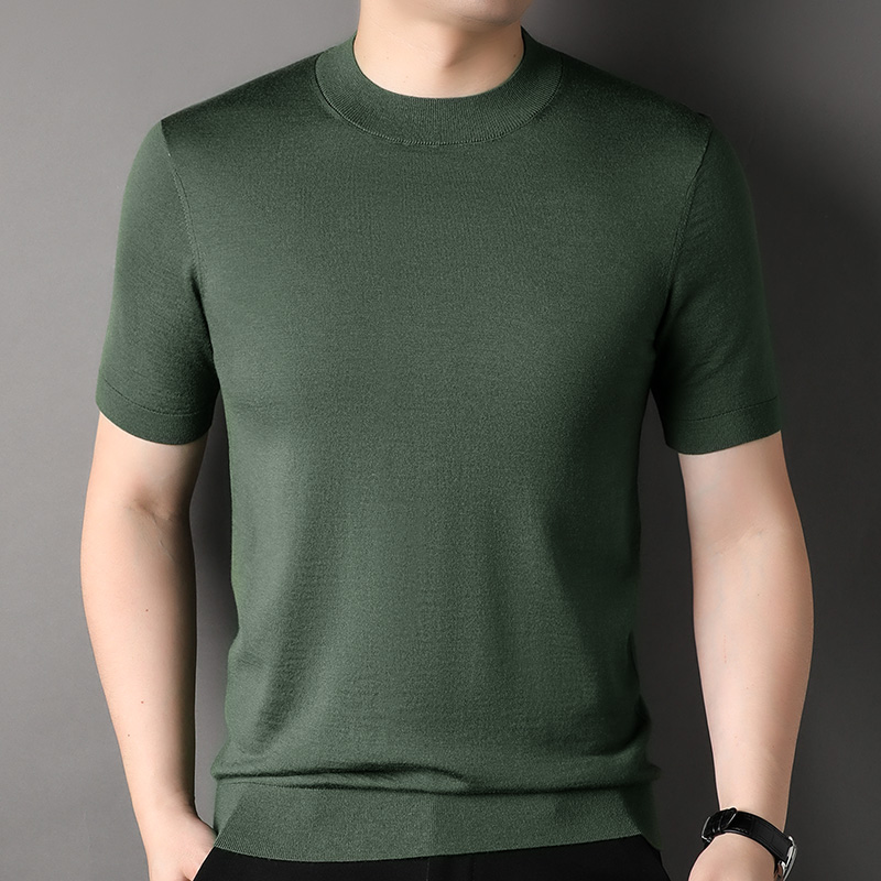 达夫肯精纺羊毛纯羊毛中领可机洗