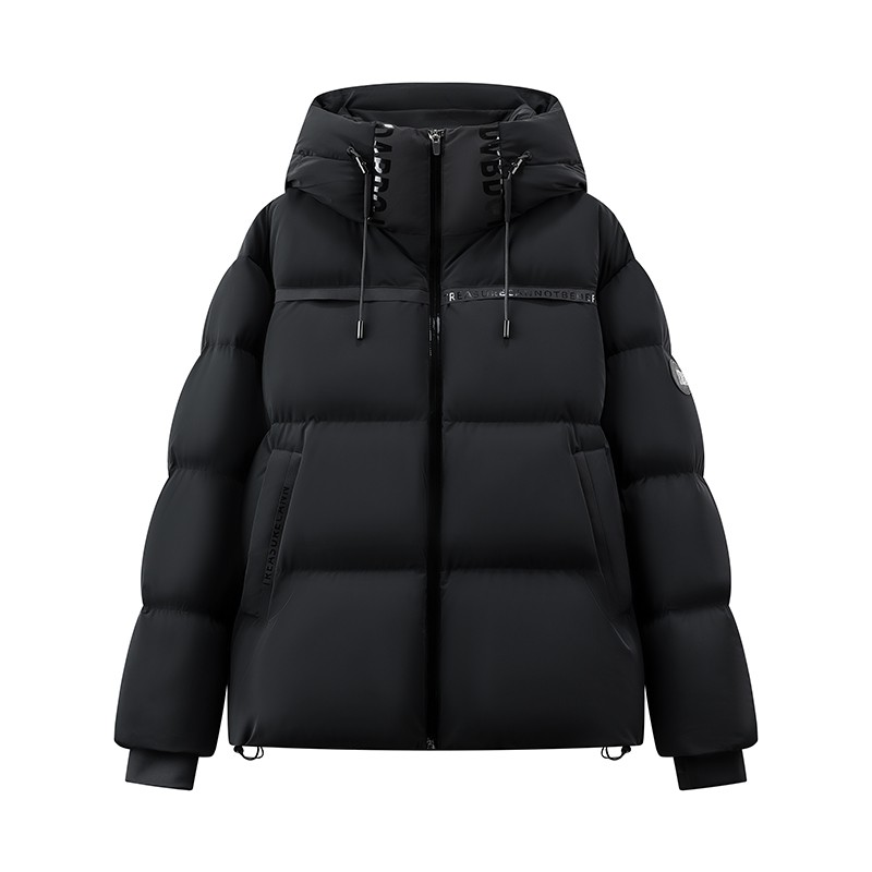 【富婆节】新款90%白鹅绒羽绒服男女情侣连帽短款保暖加厚-8069