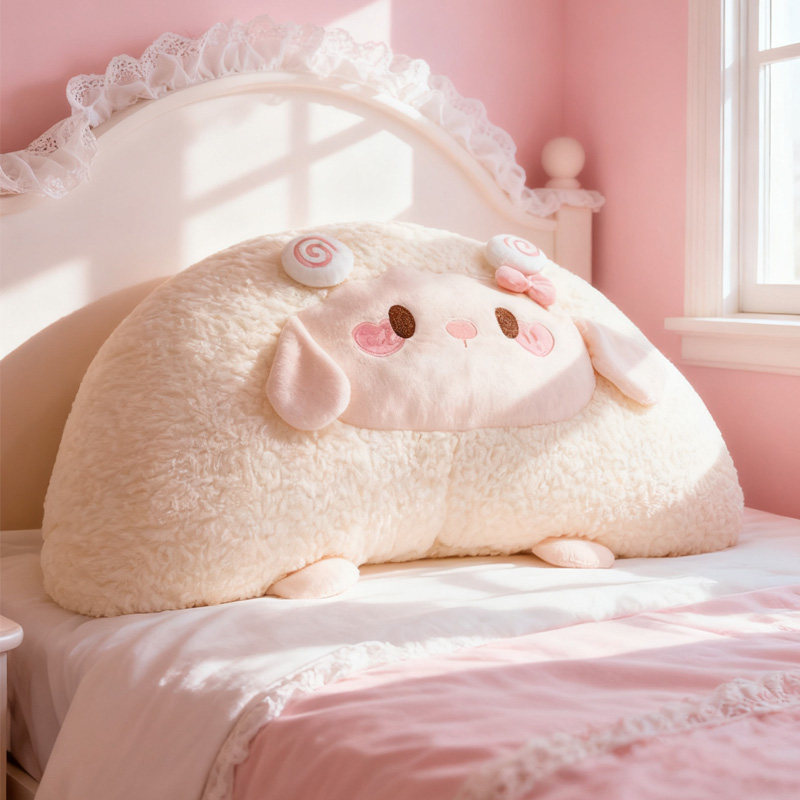 睡觉抱枕靠枕圣诞节礼物女生床上专用可拆洗床头靠背独立内胆靠垫