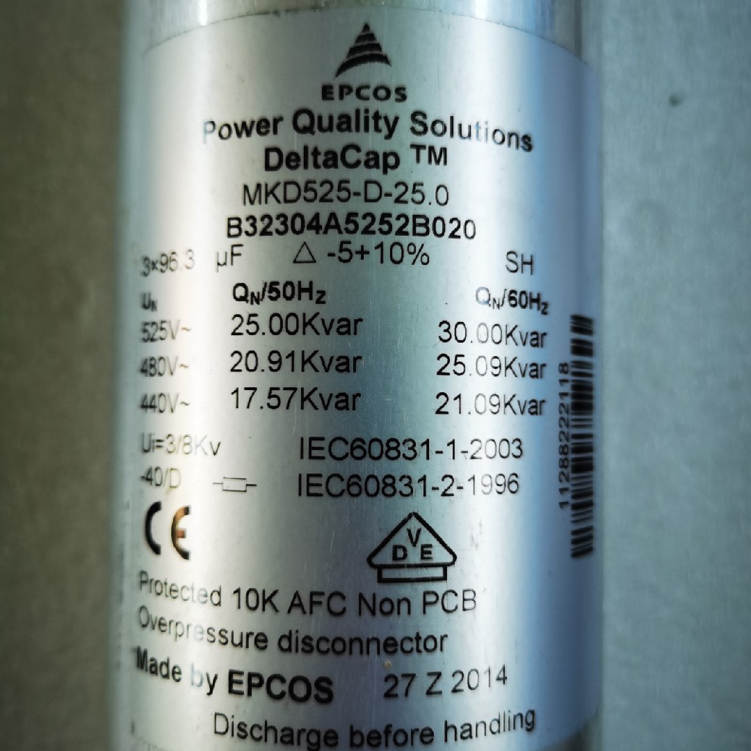 MKD525-D-25.0电容EPCOS3X96.3