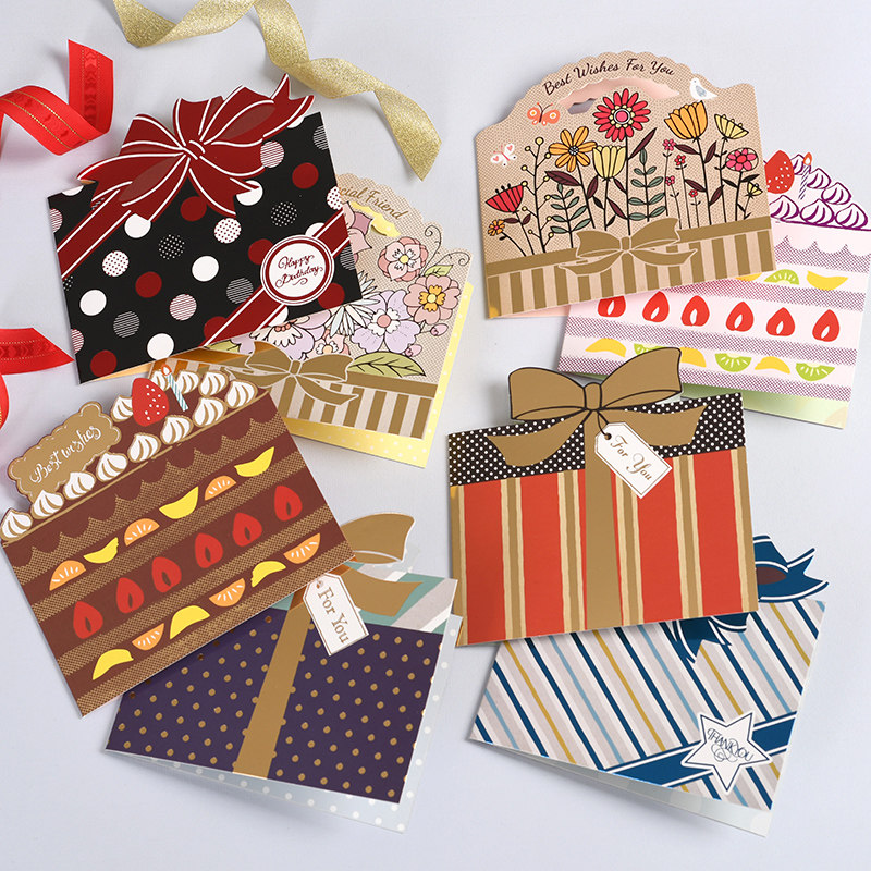 伊和诺创意礼物造型卡片祝福贺卡生日卡感谢卡万用卡wish-1707