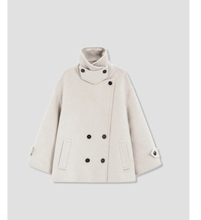 FOREVERCAN“继承者”客订高比例美利奴羊毛呢立领外套 SC22318