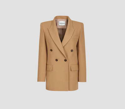 FOREVERCAN“布列斯特”复古感百搭收腰西装外套 SC23003