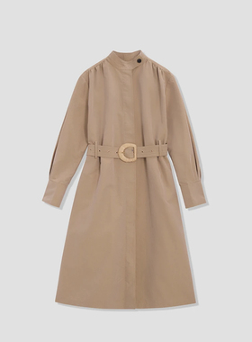 FOREVERCAN“巴黎故人”客订面料立领长袖风衣外套  SC22046