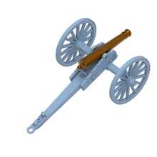 【同色3个】拿破仑炮大炮益智模型玩具野战炮榴弹炮加农炮军模成