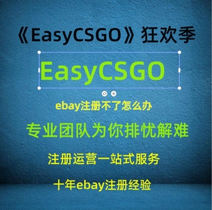ebay全球入驻注册开店代开店包额度店铺运营教程代入驻服务手册