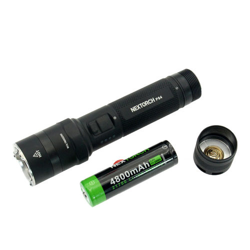 NEXTORCH/纳丽德P84勤务手电筒红蓝闪一键爆闪3000流明多功能应急