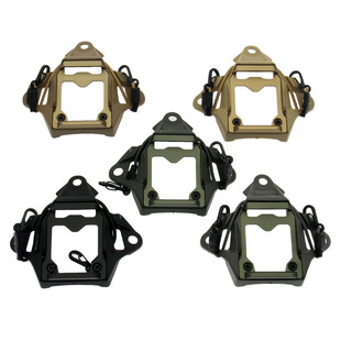 犀兕合甲 SF头盔墨鱼干夜视仪头盔底座内框航空铝CNC硬氧处理多色