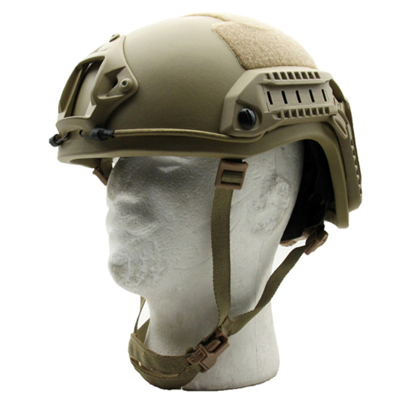 犀兕合甲fast maritime pe三级防弹头盔nij iiia 3级过检测狼棕色