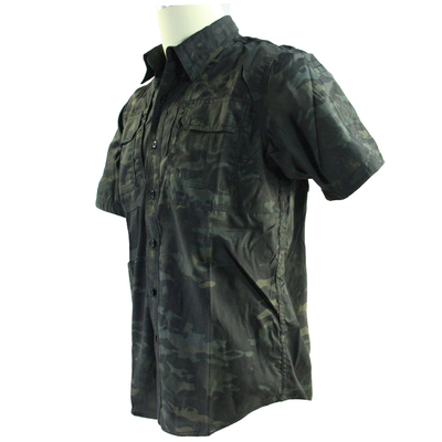 7号物资mcbk暗夜迷彩立领衬衫