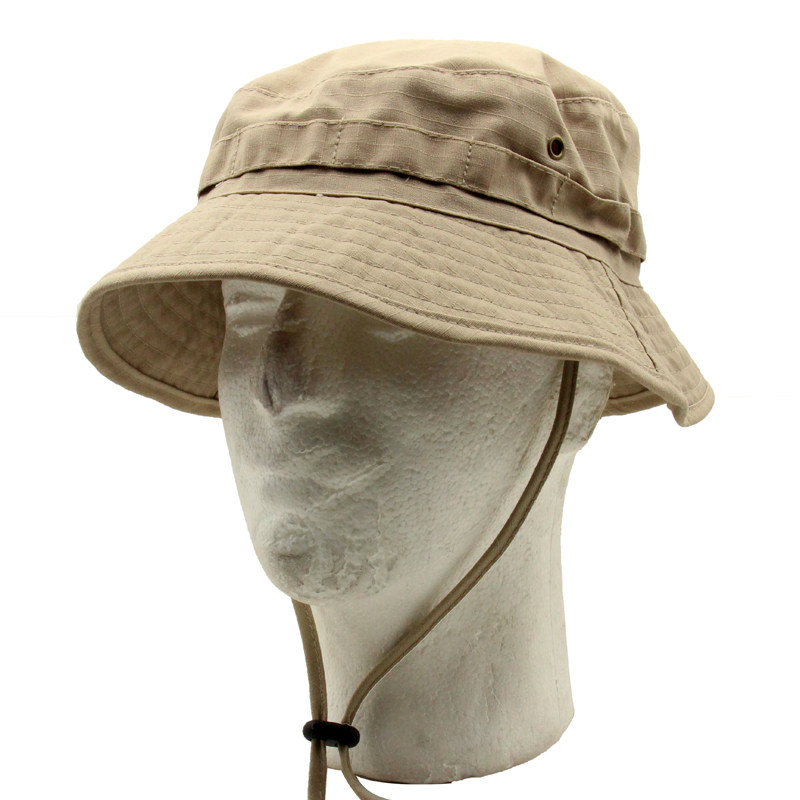 2022新版英版卡其色军迷短檐奔尼帽吉利战术窄檐战训帽