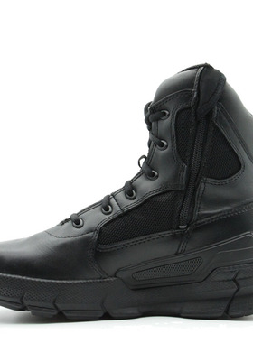 美国进口Bates CHARGE-6负重型战术靴高帮侧拉链快速反应靴E07108