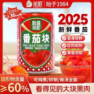 5罐 8罐 12罐新疆去皮番茄丁自然成熟大田 3罐 笑厨番茄丁400g