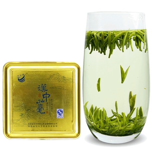 2025新茶现货汉江春汉中仙毫春季雀舌绿茶釉彩陶瓷双罐礼盒装茶叶