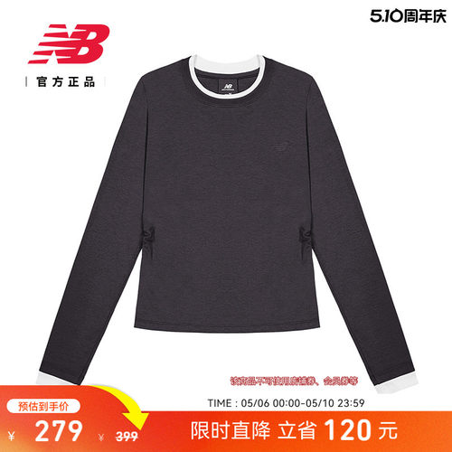 NewBalanceNB休闲圆领长袖T恤