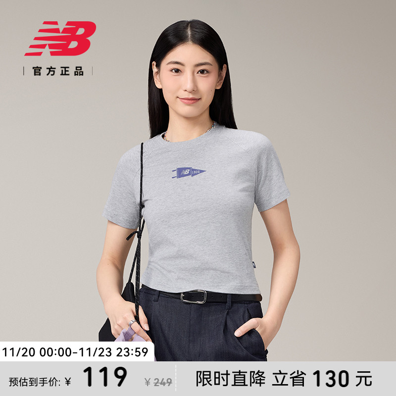NewBalance女款短袖T恤