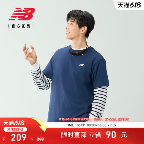 NewBalance男女款圆领短袖