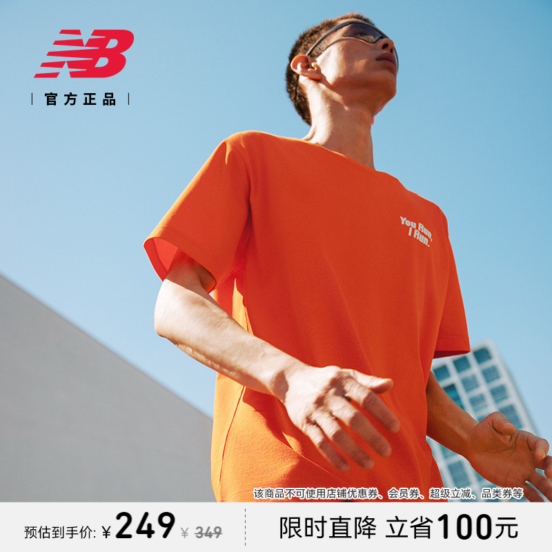 NewBalance男款圆领短袖