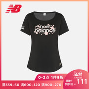 New Balance NB官方2019新款女短袖T恤AWT9103O上海女子跑系列