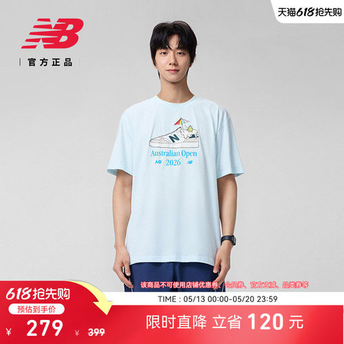 NewBalanceNB男舒适运动短袖
