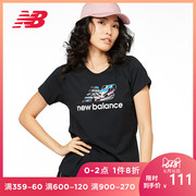 New Balance NB官方2019新款女款T恤AWT91554圆领短袖舒适T恤