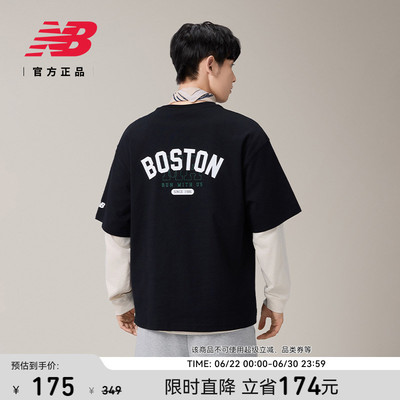 NEWBALANCE男款圆领短袖T恤