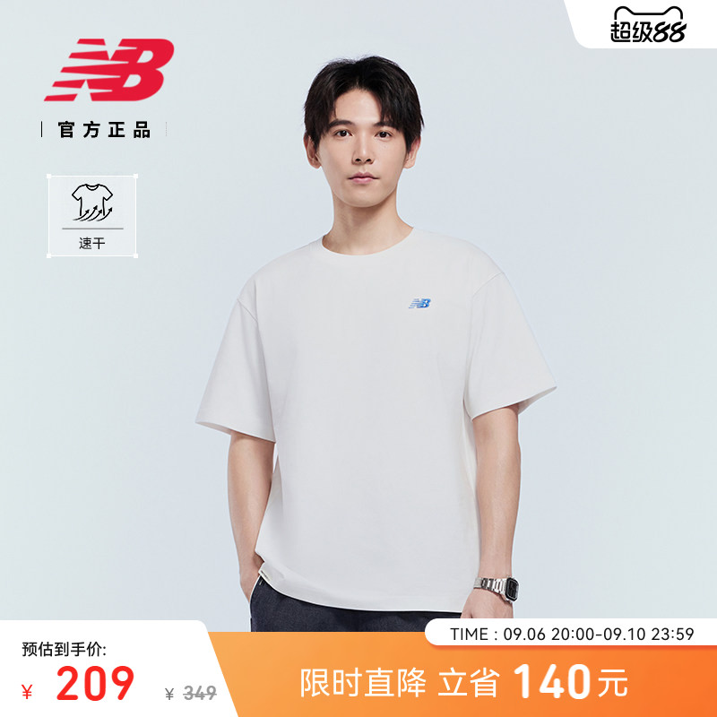 NewBalance男款短袖T恤图片