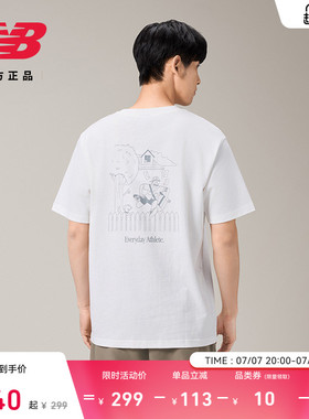 New Balance NB官方正品夏季新款男运动休闲圆领短袖T恤MT51850