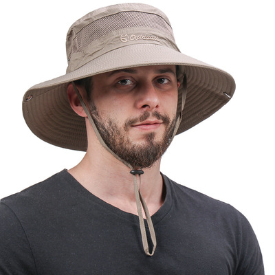 Wide Brim Sun Hat for Men Women - UV Protect & Breathable