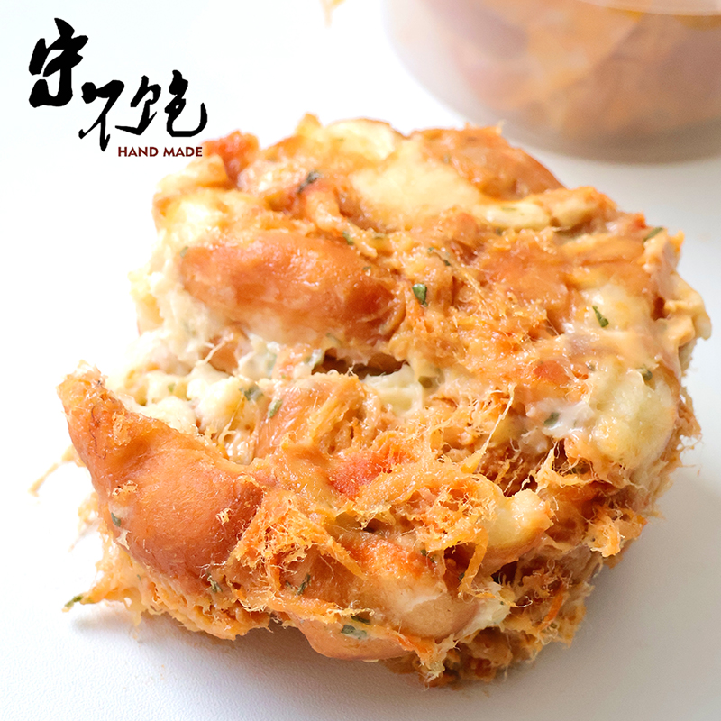 不饱的面包香葱肉松面包卷软麻花椰蓉奶酱网红零食香软肉松麻花