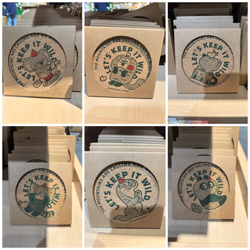 【新品】南京红山森林动物园&山山空间杜杜、水獭、水豚软木杯垫
