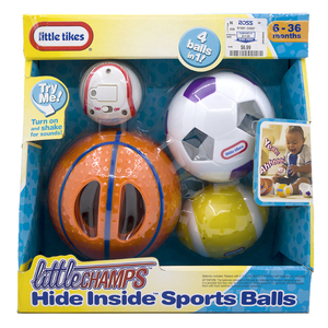 LT美国大牌hide inside sports balls发声儿童玩具球套装