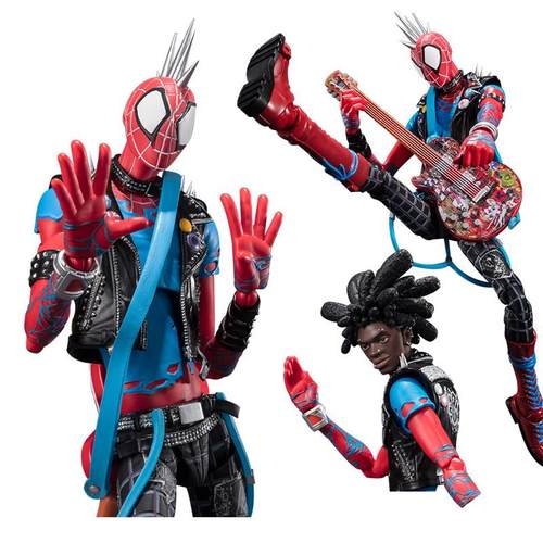 CT厂 shf朋克蜘蛛侠 纵横宇宙 关节可动手办模型玩具男生生日礼物