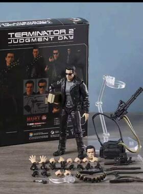 国产NECA  MAFEX199终结者T-800阿诺施瓦辛格警察7寸可动手办人偶