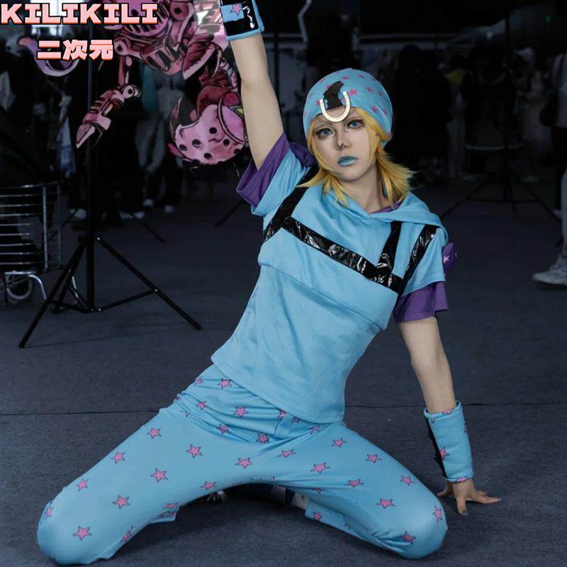KILI JOJO的奇妙冒险第七部SBR飙马野郎cos服乔尼乔斯达cosplay服