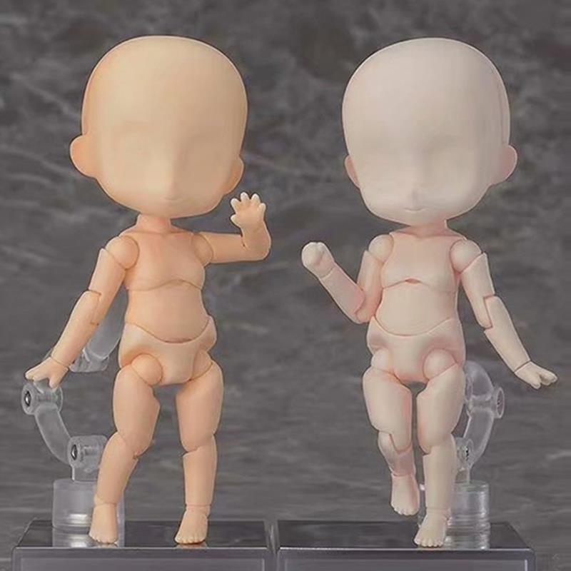 GSC粘土人DOLL小孩儿童素体学生绘画素描配件Q版可动人偶手办再版
