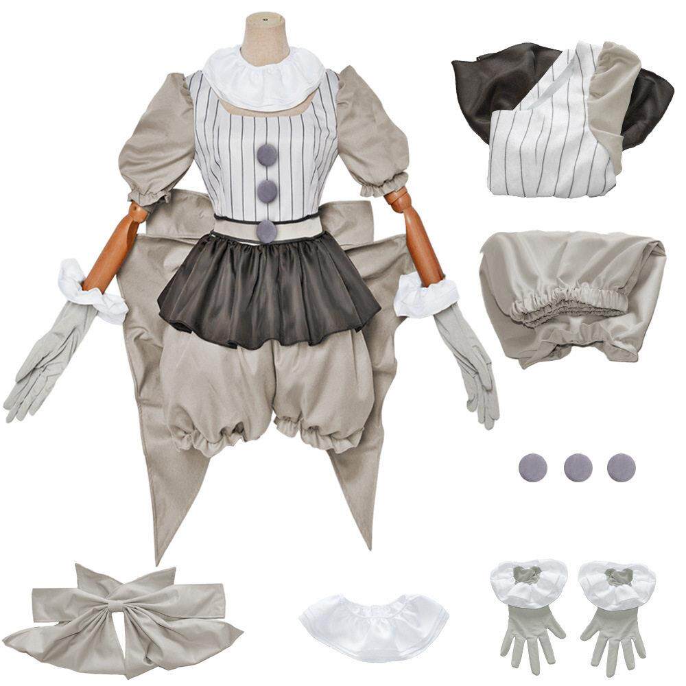 现货断魂小丑2潘尼怀斯Cosplay服装万圣节服装小丑造型cos服装
