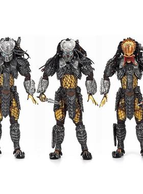 NECA铁血战士AVP第15波刀疤14波猫脸 凯尔特 7寸关节可动手办模型