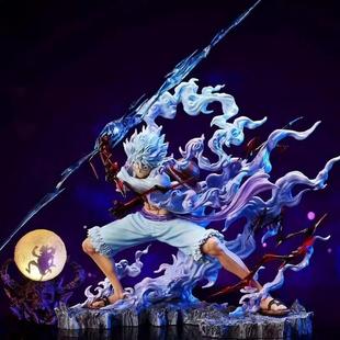 海贼王模型尼卡鲁夫gk模型摆件五档男生大号可发光航海王礼物周边