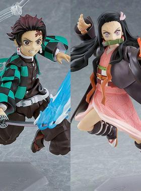 Figma498 炭治郎508祢豆子522我妻善逸可动换脸手办模型