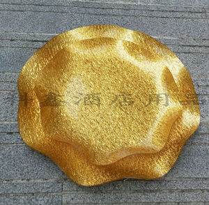 金色水果盘亚克力果盘干果糖果