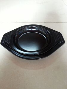 加厚砂锅垫子黑色煲仔垫韩国石锅密胺托盘垫子隔热胶家用商用垫子