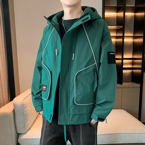 石狮市独登者服饰有限公司定制2024春秋季新款拼接防风防水户外