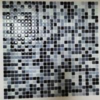 10 small particle glass crystal, full-body ceramic Mosaic tiles, balcony, hotel, club, entrance, TV background wall thumbnail 3