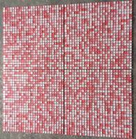 10 small particle glass crystal, full-body ceramic Mosaic tiles, balcony, hotel, club, entrance, TV background wall thumbnail 8